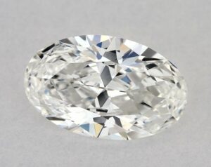 Natural 0.52 Carat F VS2 Oval Diamond