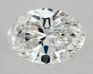 Natural 0.5 Carat G SI1 Oval Diamond