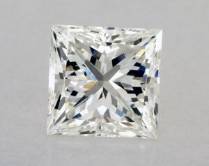 Natural 1.85 Carat H SI1 Princess Diamond