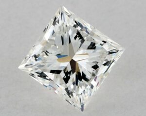 Natural 0.9 Carat G VVS2 Princess Diamond