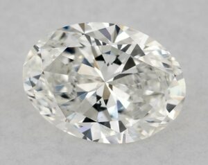 Natural 0.53 Carat F VS2 Oval Diamond