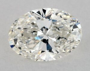 Natural 0.79 Carat I SI1 Oval Diamond