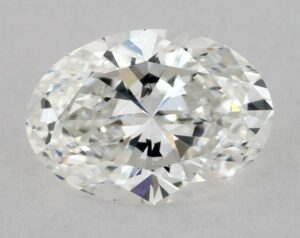 Natural 0.5 Carat G VS2 Oval Diamond