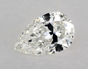 Natural 0.81 Carat F VS2 Pear Diamond