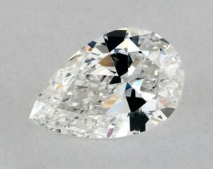 Natural 0.61 Carat F VS1 Pear Diamond