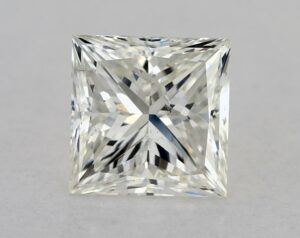 Natural 1 Carat J SI1 Princess Diamond