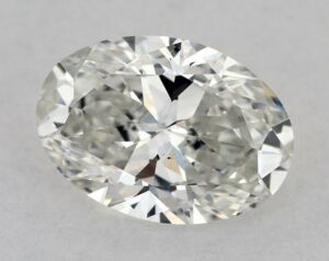 Natural 0.5 Carat H VS2 Oval Diamond