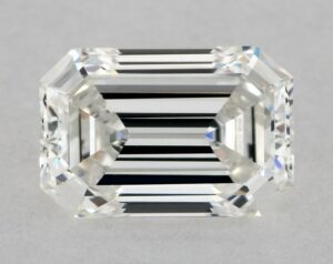 Natural 0.8 Carat F VVS2 Emerald Diamond