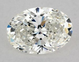 Natural 1.21 Carat H VS1 Oval Diamond