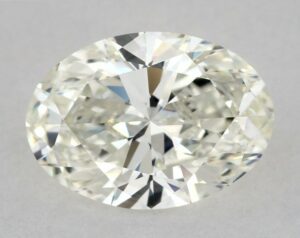 Natural 0.93 Carat K VS1 Oval Diamond