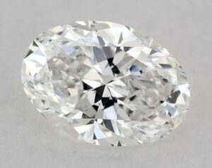 Natural 0.51 Carat E VVS2 Oval Diamond