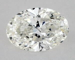 Natural 1.08 Carat I VVS2 Oval Diamond