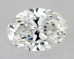 Natural 0.91 Carat E VS1 Oval Diamond