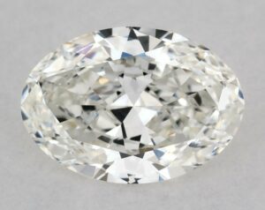 Natural 0.5 Carat H VS1 Oval Diamond