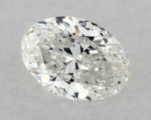 Natural 0.5 Carat G SI1 Oval Diamond