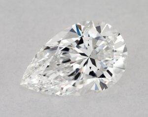 Natural 0.75 Carat D VS1 Pear Diamond