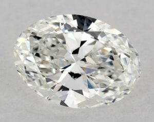 Natural 0.5 Carat F VVS2 Oval Diamond