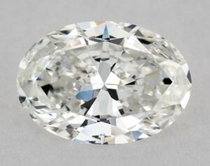 Natural 0.51 Carat G VVS2 Oval Diamond
