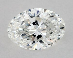 Natural 0.83 Carat F VS2 Oval Diamond