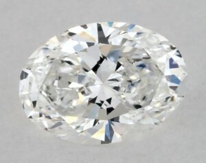 Natural 0.51 Carat F VS2 Oval Diamond