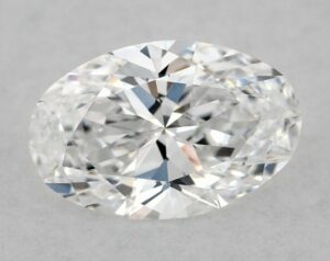 Natural 0.51 Carat D VS1 Oval Diamond