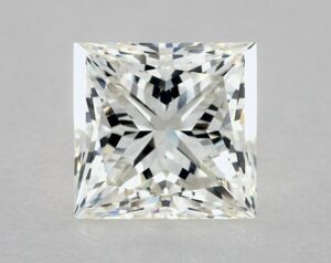 Natural 4.06 Carat J VS1 Princess Diamond