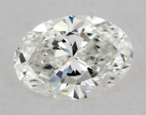 Natural 0.7 Carat E VS1 Oval Diamond