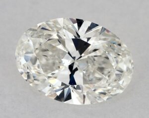 Natural 0.5 Carat G VS2 Oval Diamond