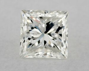 Natural 1 Carat H SI1 Princess Diamond