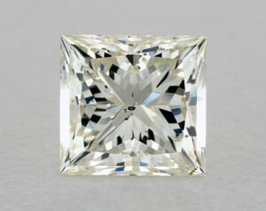 Natural 1.91 Carat M SI1 Princess Diamond