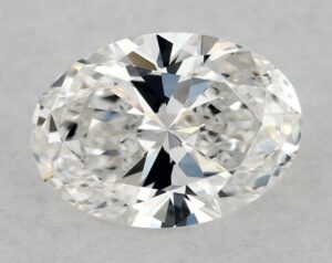 Natural 0.5 Carat E VS2 Oval Diamond