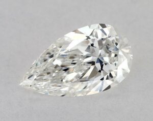 Natural 0.57 Carat F VS1 Pear Diamond