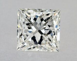 Natural 3.54 Carat I VS2 Princess Diamond
