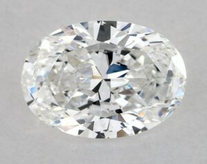 Natural 0.8 Carat F VVS2 Oval Diamond