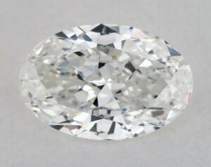 Natural 0.54 Carat F VVS2 Oval Diamond