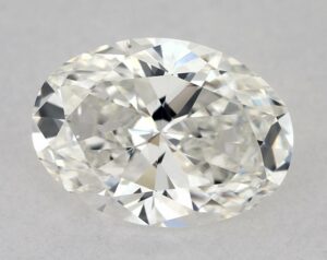 Natural 1.03 Carat H VS1 Oval Diamond