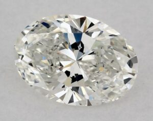 Natural 0.5 Carat H VS1 Oval Diamond