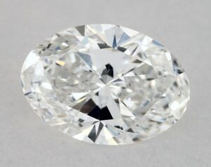 Natural 0.5 Carat E VS2 Oval Diamond