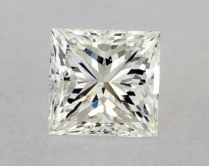 Natural 2 Carat K SI1 Princess Diamond