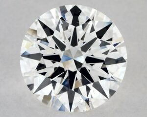 Natural 2.87 Carat F SI1 Round Diamond