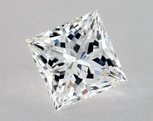 Natural 5.02 Carat F VS2 Princess Diamond