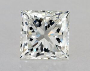 Natural 1.71 Carat H VS2 Princess Diamond