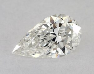 Natural 0.57 Carat G VS1 Pear Diamond