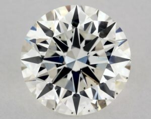 Natural 2 Carat H SI1 Round Diamond