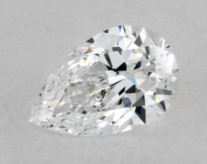 Natural 0.56 Carat D VS1 Pear Diamond
