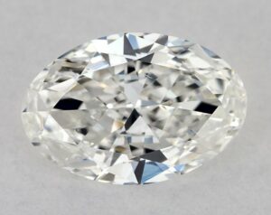 Natural 0.5 Carat G VS2 Oval Diamond