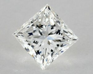 Natural 1.32 Carat G SI1 Princess Diamond