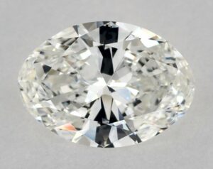 Natural 0.9 Carat H VVS1 Oval Diamond