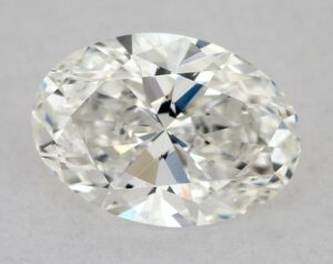 Natural 0.51 Carat H VS1 Oval Diamond