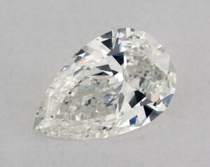 Natural 1 Carat G SI1 Pear Diamond